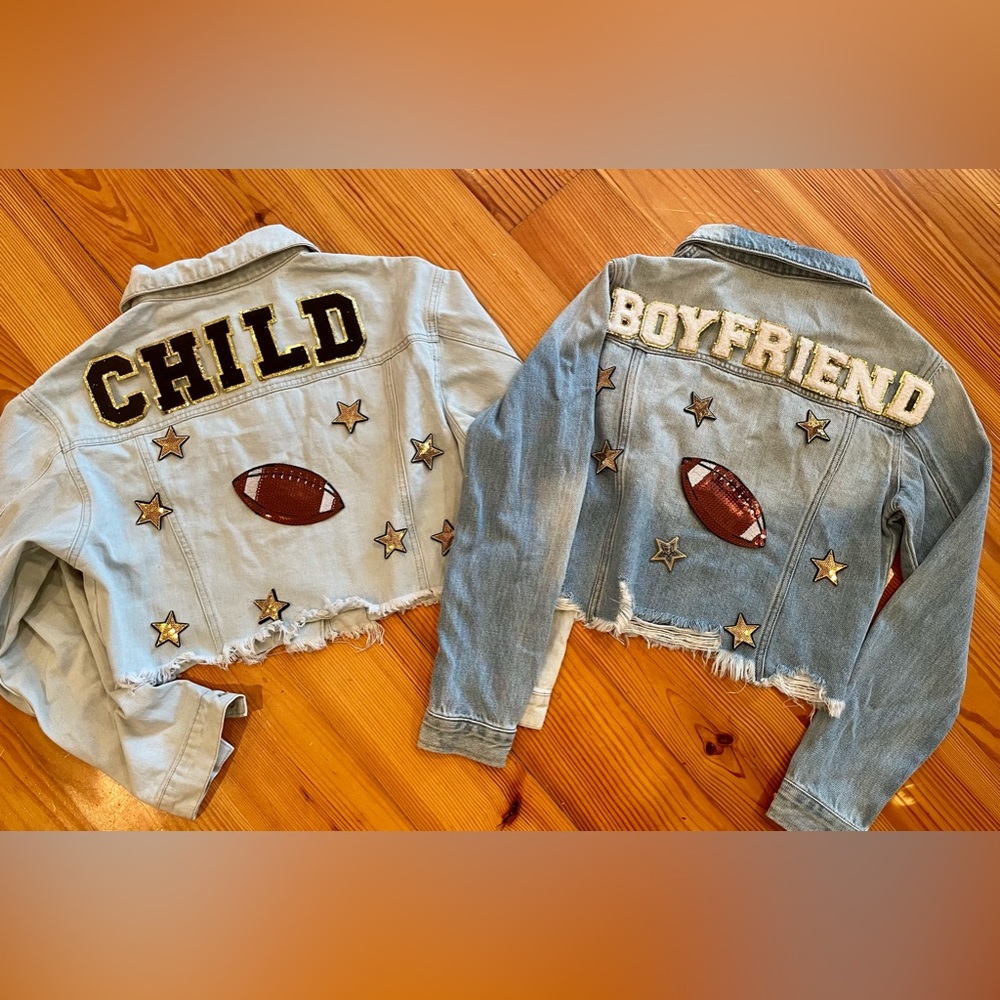 Custom patch Jean jacket